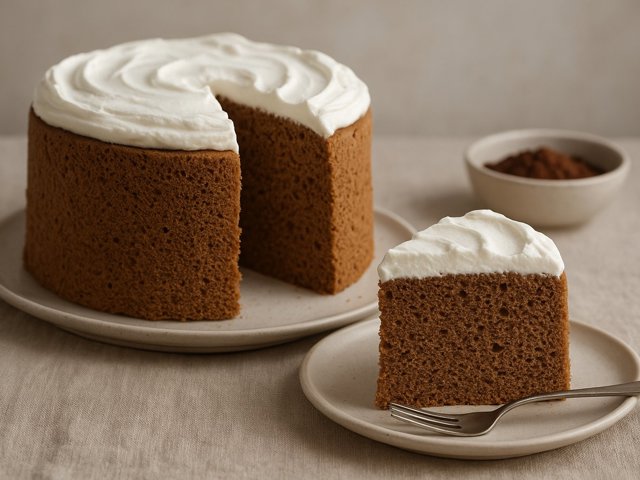 Mocha Chiffon Cake