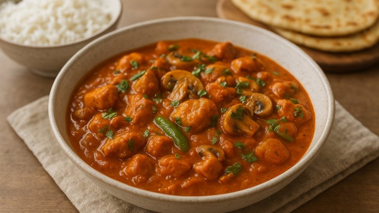 Monsoon Chicken and Mushroom Curry