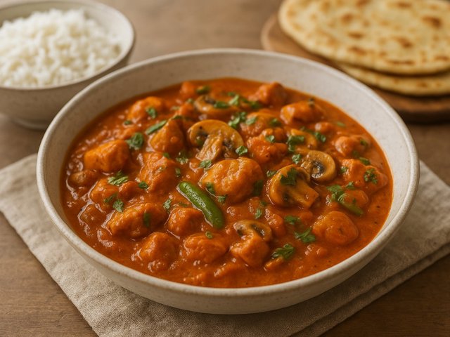 Monsoon Chicken And Mushroom Curry