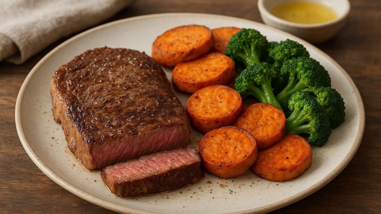 Monster Feed Steak & Sweet Potato Dinner
