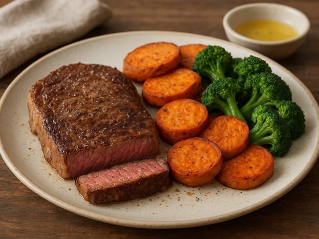 Monster Feed Steak & Sweet Potato Dinner