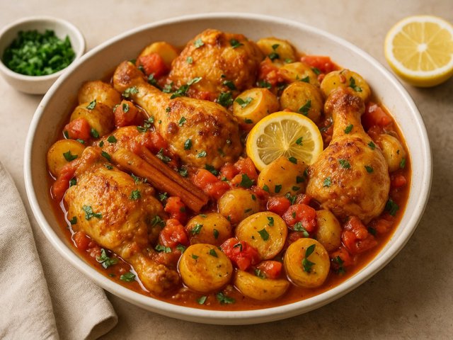 Moroccan Cinnamon & Lemon Chicken