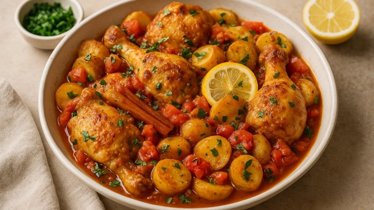 Moroccan Cinnamon & Lemon Chicken
