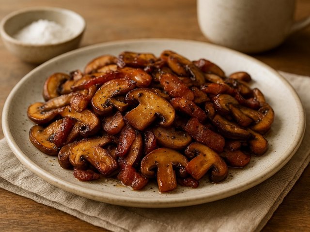 Mushroom Bacon