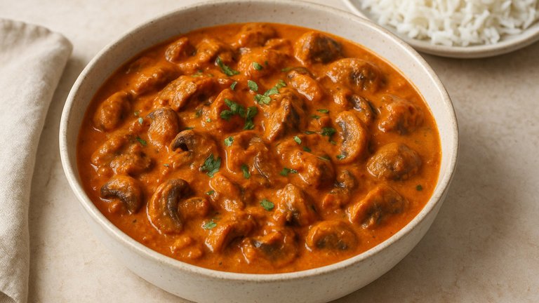 Mushroom Tikka Masala