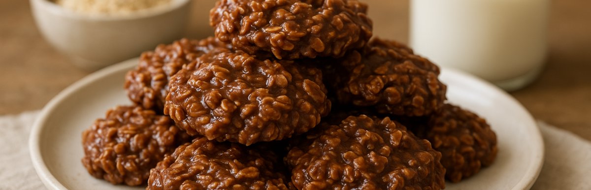 No Bake Cookies - Plan n Cook