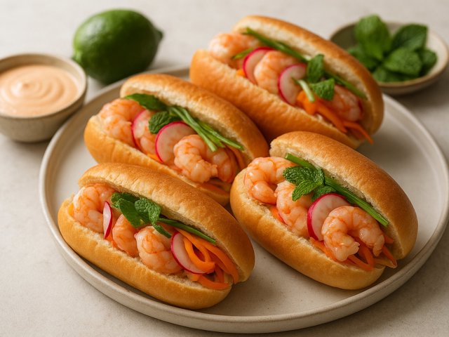 No-Cook Shrimp Rolls
