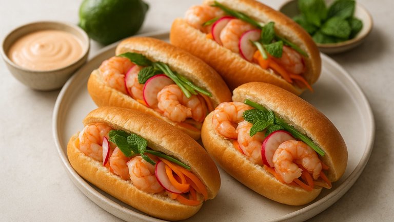 No-Cook Shrimp Rolls