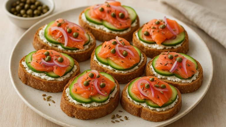 NOVA LOX Bruschetta