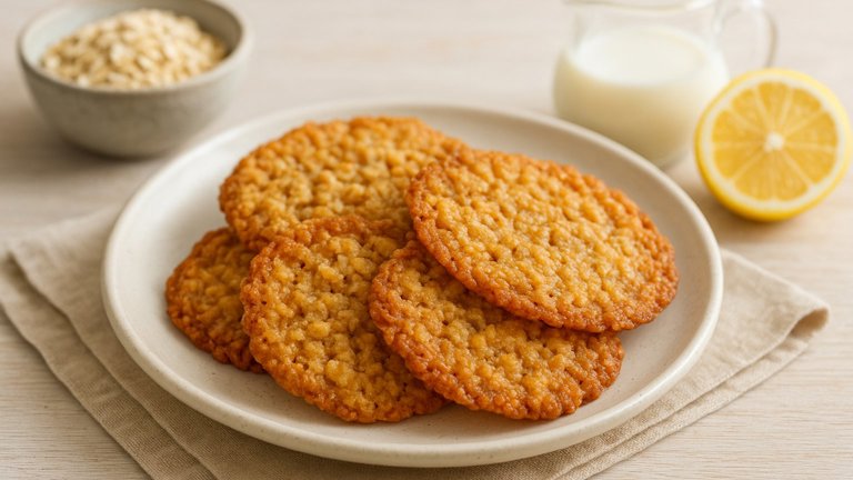 Oatmeal Lace Cookies