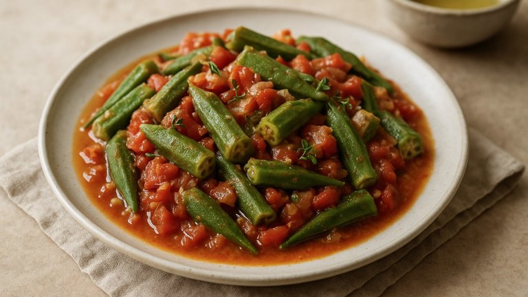 Okra And Tomatoes
