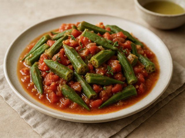 Okra And Tomatoes