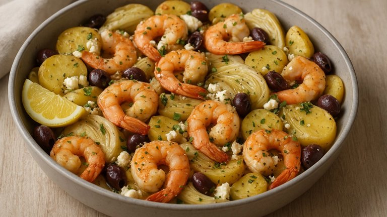 One-Pan Mediterranean Shrimp