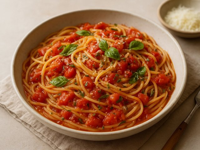 One-Pan Pasta With Tomatoes And Herbs