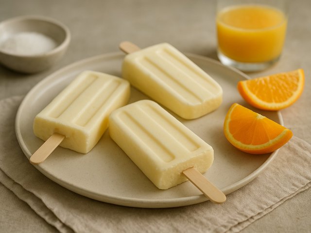 Orange Cream Pops