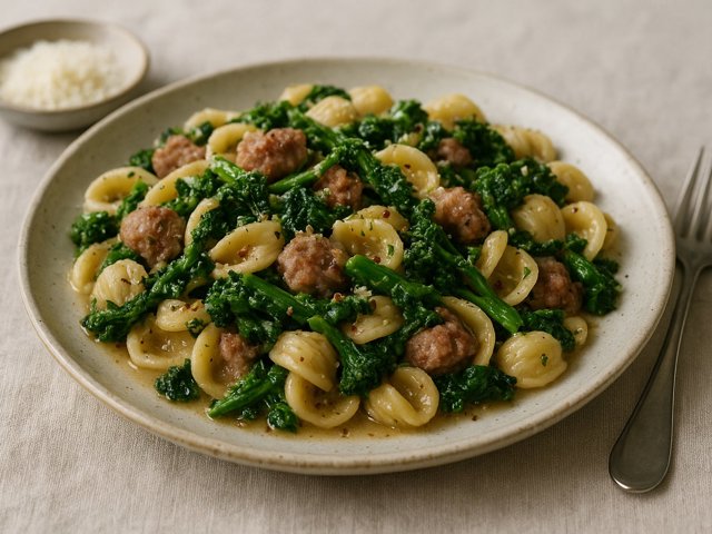 Orecchiette With Sausage And Broccoli Rabe