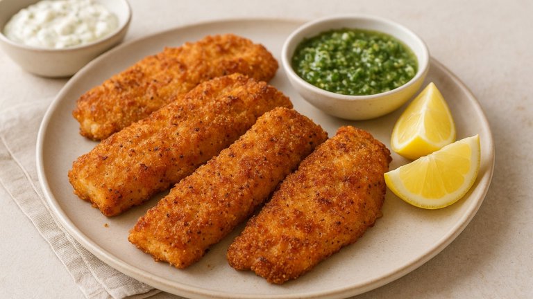 Oven-Fried Fish Fillets