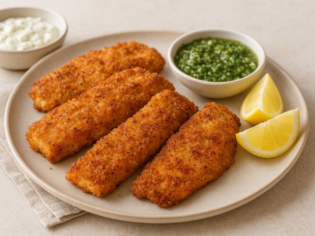Oven-Fried Fish Fillets