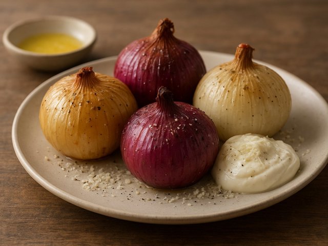 Oven- Or Fire-Baked Whole Onions