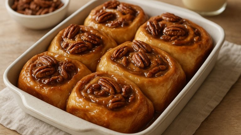 Overnight Caramel-Pecan Rolls