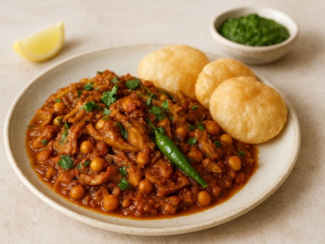 Oyster Mushroom Bhuna