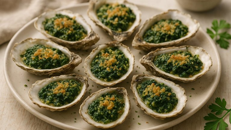 Oysters Rockefeller