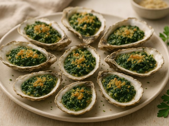 Oysters Rockefeller