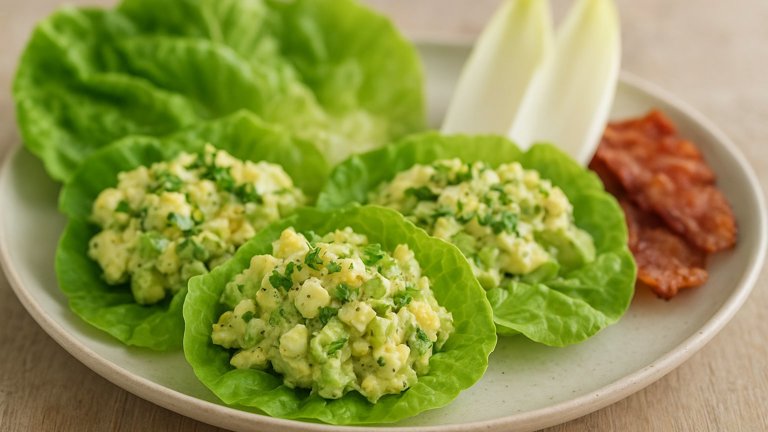 Paleo Egg Salad Lettuce Wraps