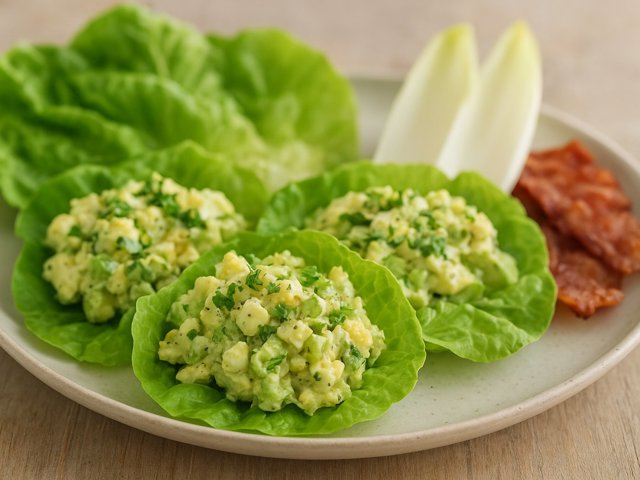 Paleo Egg Salad Lettuce Wraps