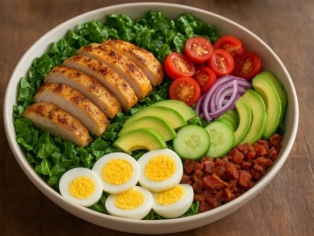 Paleo Grilled Chicken Cobb Salad