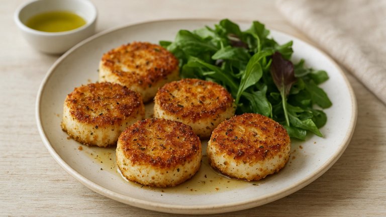 Pan-Fried Goat Cheese Medallions