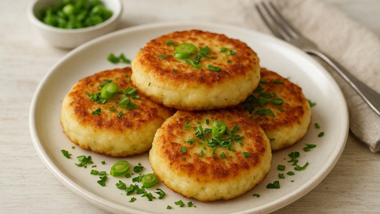 Pan-Fried Mashed Potato Cakes