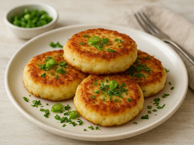 Pan-Fried Mashed Potato Cakes