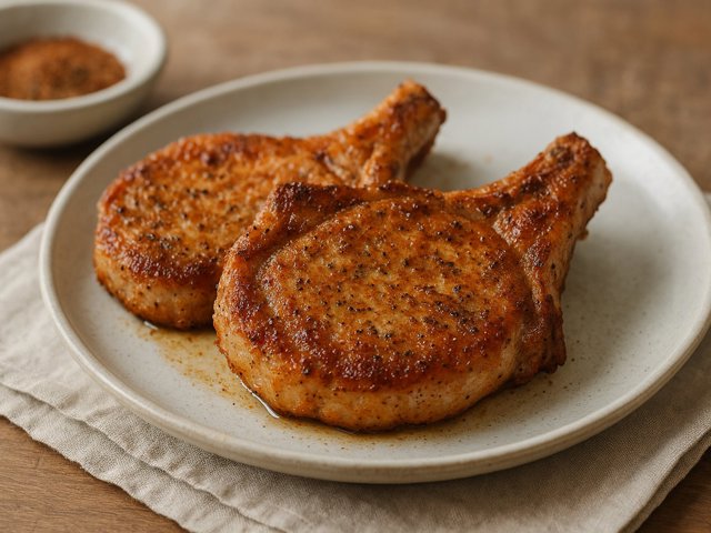 Pan-Fried Pork Chops