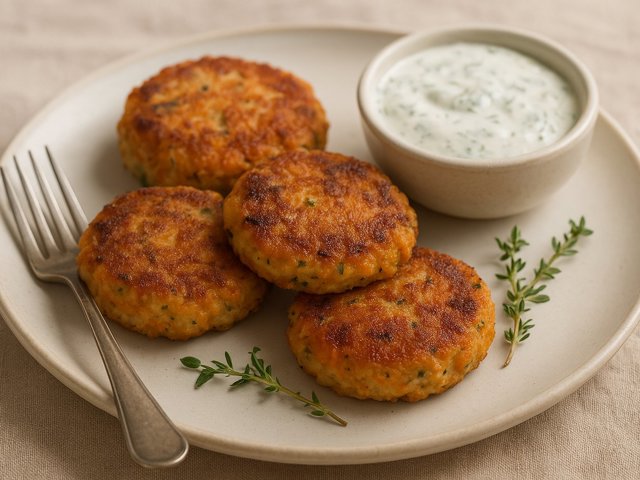 Pan-Fried Salmon Cakes
