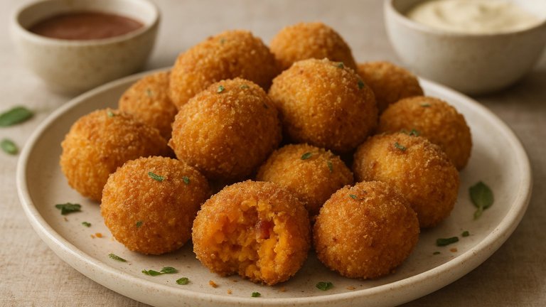 Pancetta AND Sweet Potato Croquettes