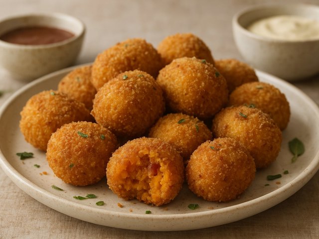 Pancetta AND Sweet Potato Croquettes
