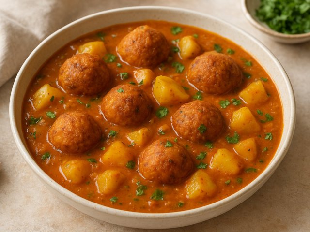 Paneer Kofta & Potato Curry