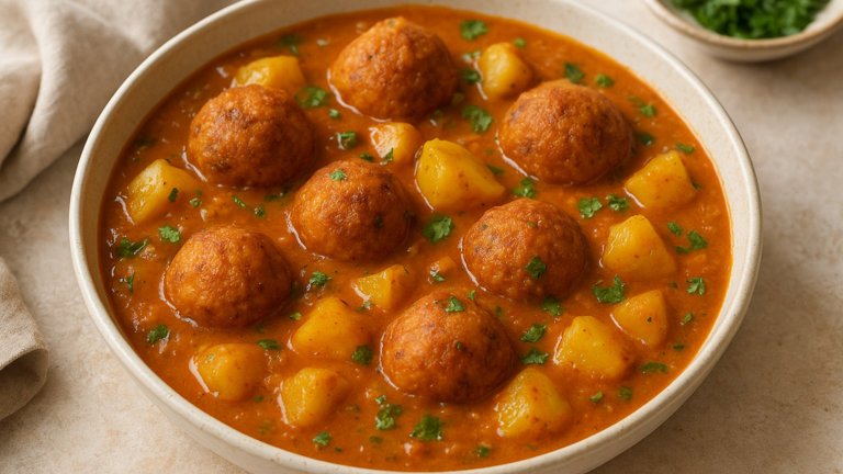 Paneer Kofta & Potato Curry