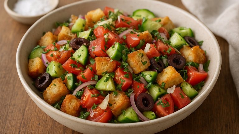 Panzanella (Tuscan Bread And Tomato Salad)