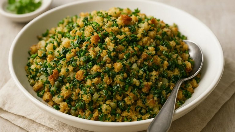 Parsley And Bread Crumb Stuffing
