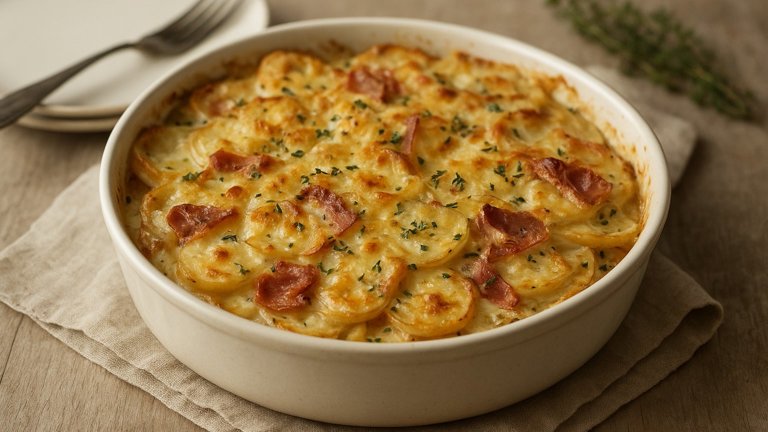 Parsnip-Cheese Gratin
