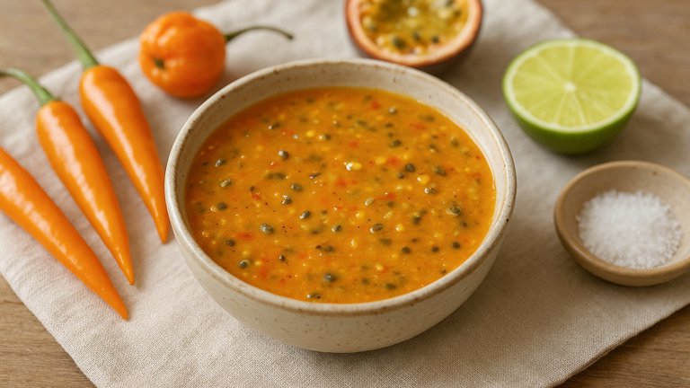 Passionfruit Chile Sauce (Salsa DE Maracuya)