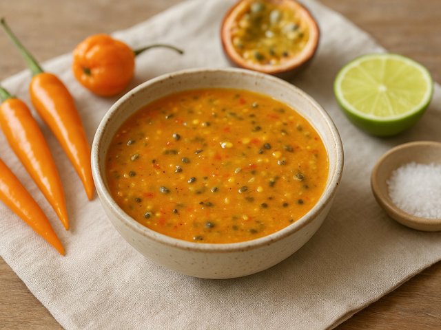 Passionfruit Chile Sauce (Salsa DE Maracuya)