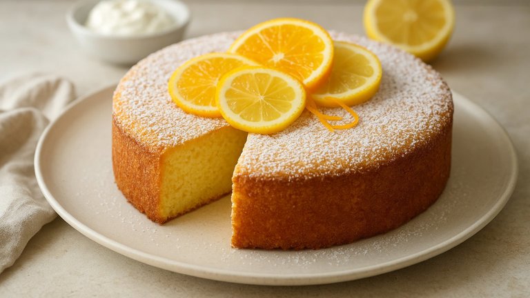 Passover Citrus Sponge Cake