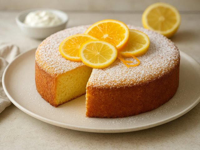 Passover Citrus Sponge Cake