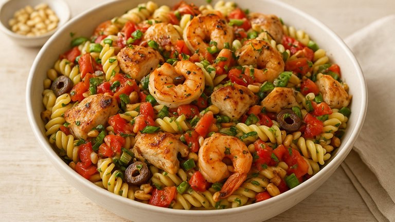 Pasta Salad With Chicken Or Shrimp