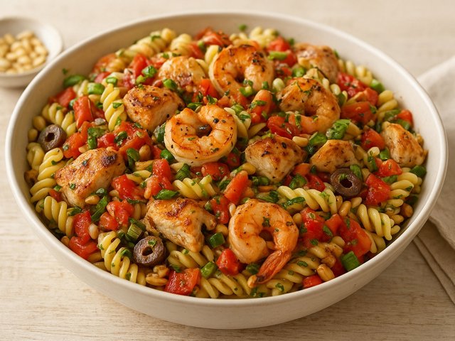 Pasta Salad With Chicken Or Shrimp