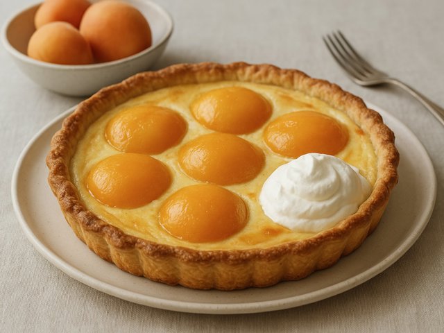 Peach Custard Pie Cockaigne