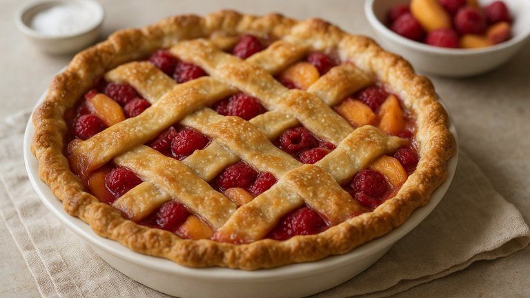Peach-A-Berry Pie